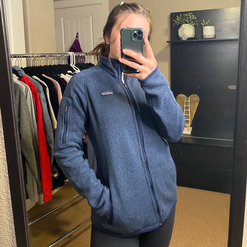 Patagonia Navy Zip-Up